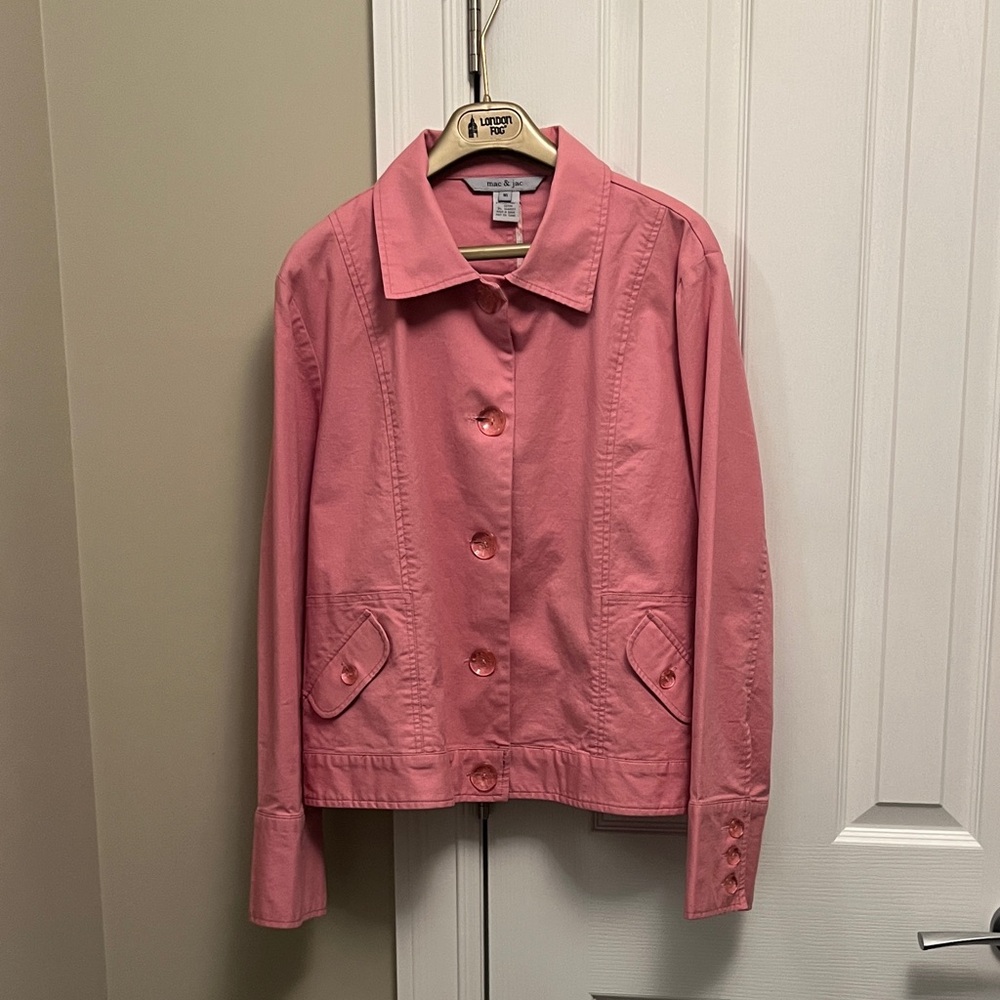 mac & jac Pink Utility Jacket